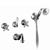 Смеситель Palazzani Adams 52108010 для ванны с душем, хром