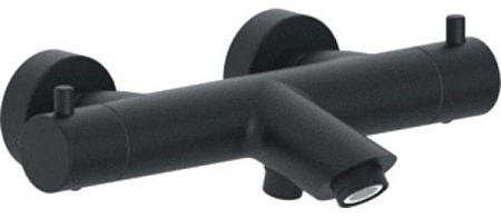 Смеситель Paffoni Light LIQ022NO для ванны с душем, черный матовый