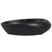 Раковина накладная ABBER Bequem AC2107MB черный матовый