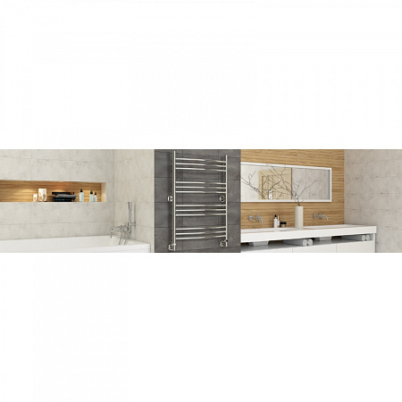 Полотенцесушитель водяной Стилье Универсал-58 100х50 хром