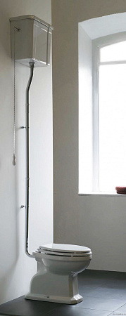 Унитаз Galassia Ethos 8402 с высоким бачком, вертикальный выпуск, белый