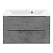 Тумба с раковиной Vincea Mia VMC-2MA750BT 75 подвесная, 2 выкатных ящика, Beton