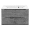 Тумба с раковиной Vincea Mia VMC-2MA750BT 75 подвесная, 2 выкатных ящика, Beton