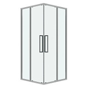 Душевой уголок Grossman Cosmo 300.K33.02.1010.10.00 98,5-100x98,5-100x195 прозрачное/хром