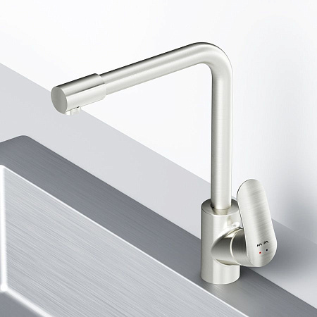 Смеситель Am.Pm Like F8005711 для кухонной мойки, сатин