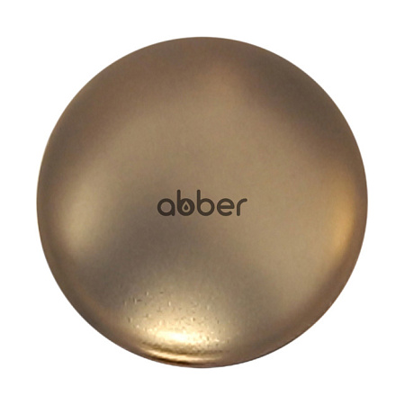 Накладка на слив для раковины ABBER AC0014MMG золото матовое