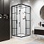 Душевая кабина Niagara Standart ST90/15QL/KL/BKT 90x90x225 черный матовый/прозрачный клетка - фото 6