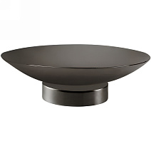 Мыльница Boheme Uno 10981-SGM настольная, оружейная сталь глянцевая