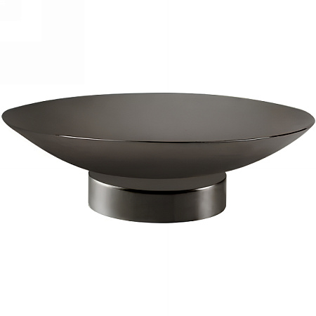 Мыльница Boheme Uno 10981-SGM настольная, оружейная сталь глянцевая