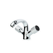 Смеситель Boheme Royal Cristal 276-Royal/CRST black для биде, хром/черный