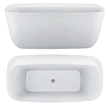 Акриловая ванна Hatria Y8AH25 170х78 белый матовый Акриловая ванна Hatria Y8AH25 170х78 белый матовый