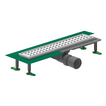 Душевой трап Ctesi Way Square BK4024150 80 хром