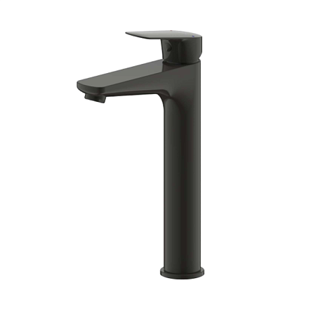 Смеситель Bravat Rhein F1429564BW-A-ENG для раковины, черный матовый