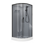 Душевая кабина Aquanet Passion EVO R black 90x90 белые стенки/тонированное стекло НАБОР 3 Душевая кабина Aquanet Passion EVO R black 90x90 белые стенки/тонированное стекло НАБОР 3