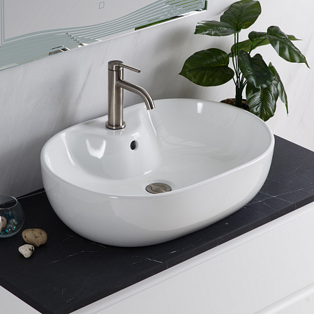 Раковина накладная BelBagno BB1151 60x43x16 белый