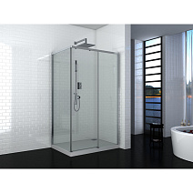 Душевой уголок Ceruttispa Vito 110x80 R хром