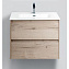 Тумба с раковиной BelBagno Kraft KRAFT-600-2C-SO-RGB 60 rovere galifax bianco - фото 1