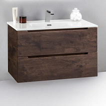 Тумба с раковиной BelBagno Etna ETNA39-800/390-2C-SO-RW-P 80 Rovere Moro