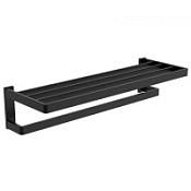 Полка для полотенец ABBER Westen AA1758B черный матовый
