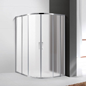 Душевой уголок Cezares Molveno MOLVENO-RH-22-130/120-P-Cr 130x120x195 стекло рифленое/профиль хром