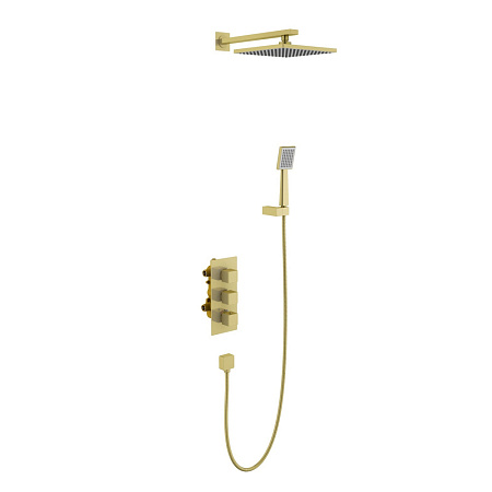 Душевой комплект Timo Tetra-Thermo SX-0179/17SM золото