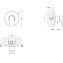Смеситель Gessi Via Solferino 49081.031 для душа, Chrome - фото 2