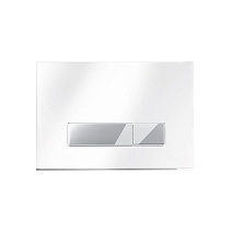 Кнопка смыва Jomo Trend 167-32000130-00 белый/хром матовый