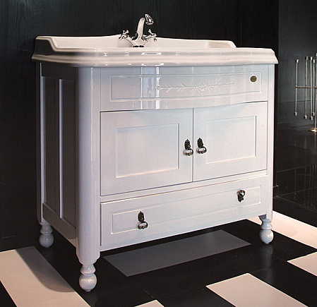 Тумба для комплекта BelBagno Novanta bianco antico