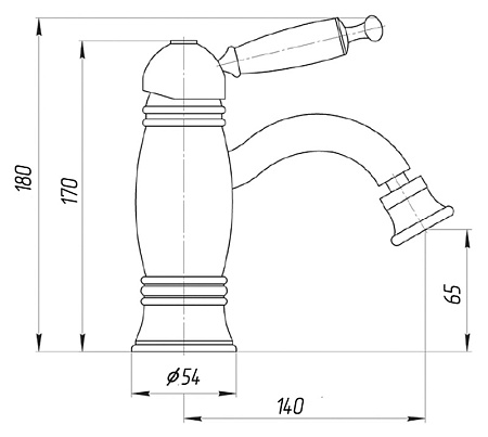Смеситель Migliore Oxford 19191 для биде