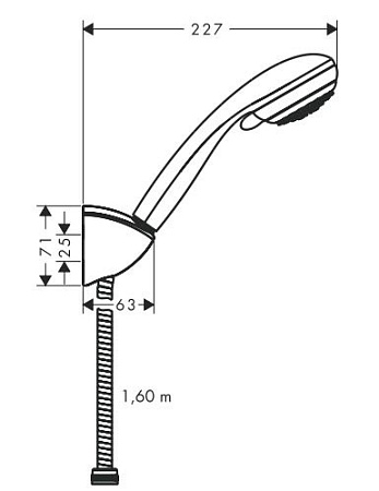 Душевая лейка Hansgrohe Crometta 85 27559000 хром