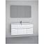 Тумба под раковину Dreja Laguna 120 белый глянец - фото 3