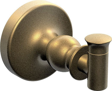 Крючок одинарный RUSH Crete CR35210 светлая бронза