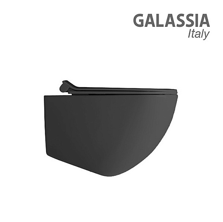 Унитаз подвесной Galassia Dream 7317NEMT черный матовый