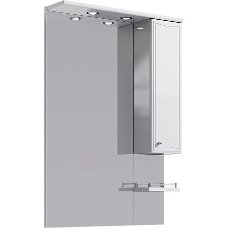 Шкаф-зеркало Aqwella Барселона Ba.02.07 70 белый