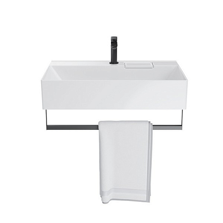 Полотенцедержатель Kerama Marazzi Logica LO.trl.90\BLK.M 90 черный матовый