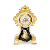 Часы настольные Migliore Amante Bnb 26422 белый,синий/декор золото