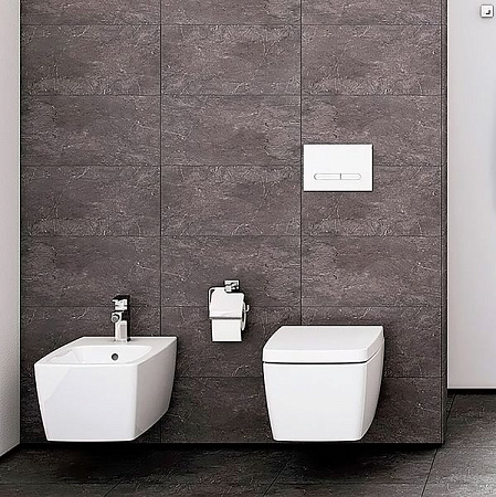 Унитаз подвесной VitrA Metropole 7672B003-1687 безободковый, с функцией биде, белый