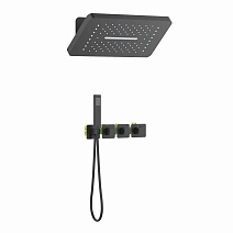 Душевой комплект Timo Petruma SX-5249/03SM черный матовый