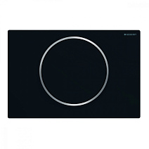 Кнопка смыва Geberit Sigma 10 115.758.14.5 черный матовый/хром гланцевый
