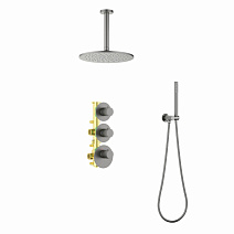 Душевой комплект Timo Saona SX-2399/18SM черное золото