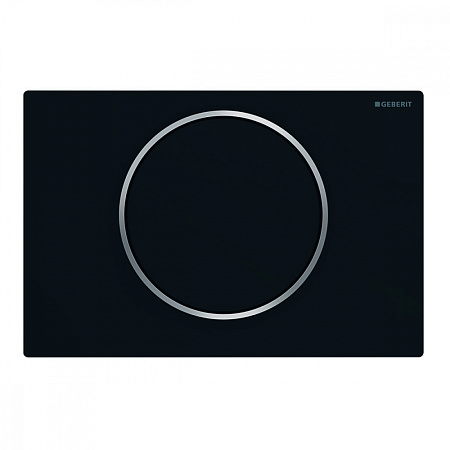 Кнопка смыва Geberit Sigma 10 115.758.14.5 черный матовый/хром гланцевый