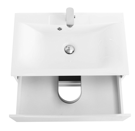 Тумба с раковиной BelBagno Marino MARINO-750-2C-SO-BO-P 75 bianco opaco