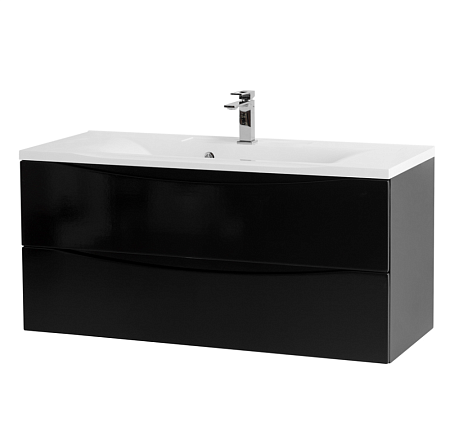 Тумба с раковиной BelBagno Marino MARINO-1200-2C-SO-NL-P 120 nero lucido