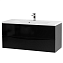 Тумба с раковиной BelBagno Marino MARINO-1200-2C-SO-NL-P 120 nero lucido - фото 2