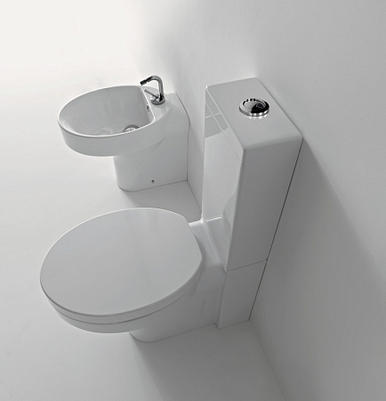 Унитаз-моноблок Kerasan Cento 351701 овальный