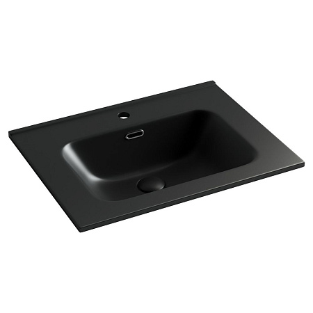 Раковина накладная Ceramicanova Element CN7001MB 61x46.5x18 черный матовый