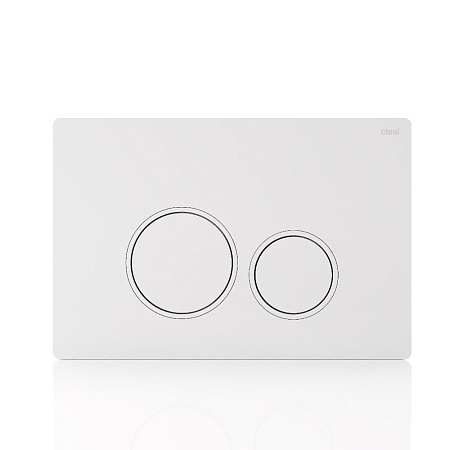 Кнопка смыва Ctesi Round BK0202121 белый