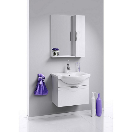 Тумба под раковину Aqwella Н-Лайн N-Li.01.07 75 белый