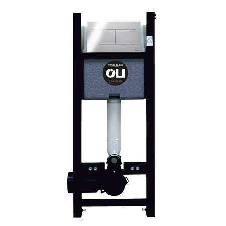 Система инсталляции OLI 120 ECO Total Black Sanitarblock 886668 для подвесного унитаза