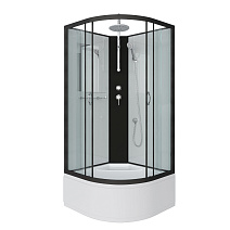 Душевая кабина Niagara Classic NG-6707-14BKT 80x80x210 стекло прозрачное/профиль черный